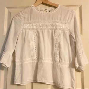 White Zara Boho Blouse